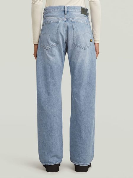 G-Star Dżinsy - Boyfriend fit - w kolorze błękitnym rozmiar: W32/L30. Niebieskie jeansy G-Star, z aplikacjami, ze skóry. Za 248,58 zł.