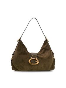 Guess Torebka 183661 Zielony. Zielone torebki klasyczne Guess, z aplikacjami, bez dodatków. Za 674,99 zł.