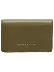 Liebeskind Berlin Skórzany portfel "Cardie" w kolorze khaki - 11 x 7,5 x 2,5 cm rozmiar: onesize. Brązowe portfele Liebeskind Berlin, bez wzorów, z materiału. Za 179,22 zł.