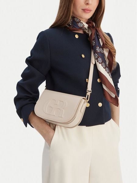 GINO ROSSI Torebka C-KY191 Écru. Listonoszki Gino Rossi, bez wzorów, z materiału, bez dodatków. Za 179,99 zł.