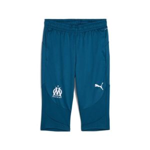 Spodnie treningowe 3/4 OM 2024/25. Białe spodnie dresowe Puma, bez wzorów. W wyprzedaży za 226,95 zł.