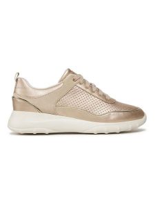 Geox Sneakersy "Alleniee" w kolorze złotym rozmiar: 40. Żółte trampki Geox, bez wzorów, bez zapięcia. Za 215,21 zł.