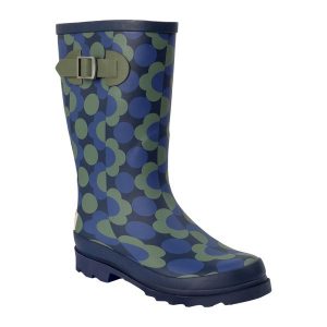 Womens/Ladies Orla Kiely Rain Cloud Mid Calf Wellington Boots. Niebieskie kalosze Regatta, bez wzorów. Za 364,99 zł.