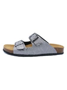 Billowy Klapki w kolorze szarym rozmiar: 37. Szare klapki Billowy, bez wzorów, z otwartym noskiem, bez obcasa. Za 105,14 zł.