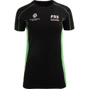 Kawasaki Ladies Crew Neck T-Shirt - Styl i Komfort w Jednym. Zielone koszulki sportowe KAWASAKI, bez wzorów, bez ramiączek. Za 189,99 zł.