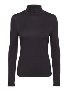 Vero Moda Koszulka "Alberte" w kolorze czarnym rozmiar: XL. Czarne bluzki Vero Moda, xl, bez wzorów, bez kołnierzyka, bez ramiączek. Za 57,06 zł.