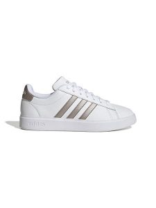 Adidas Sneakersy "Grand Court 2.0" w kolorze białym rozmiar: 37 1/3. Białe trampki ADIDAS, bez wzorów, bez zapięcia. Za 225,70 zł.