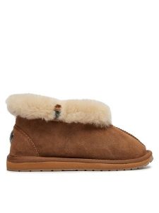 EMU Australia Śniegowce Platinum Albany WP10532 Brązowy. Brązowe buty zimowe EMU Australia, ze skóry, bez obcasa, bez zapięcia. Za 529,99 zł.
