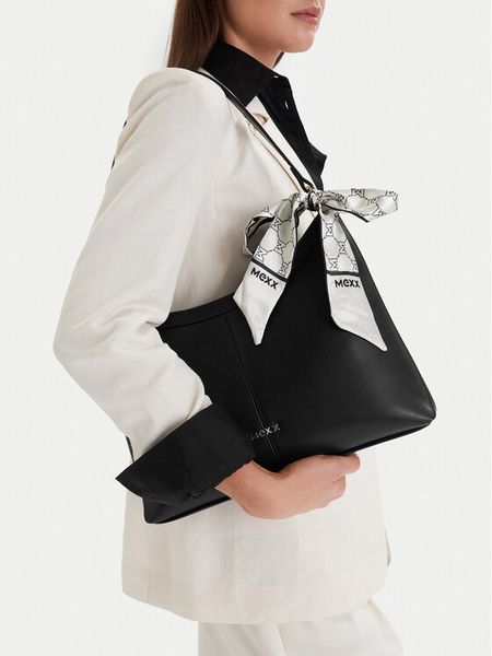 MEXX Torebka CEO-MEXX-S-007-09 Czarny. Czarne torebki klasyczne Mexx, bez wzorów, z materiału, bez dodatków. Za 179,99 zł.