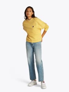 TOMMY JEANS Bluza w kolorze żółtym rozmiar: L. Żółte bluzy Tommy Jeans, l, bez wzorów, z bawełny, bez kaptura. Za 219,60 zł.