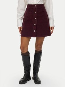 Vero Moda Spódnica mini Etta 10315342 Fioletowy Regular Fit. Fioletowe spódnice Vero Moda, l, bez wzorów, z bawełny, mini. Za 139,99 zł.