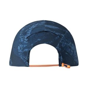 Czapka z daszkiem BUFF PACK SPEED CAP EUKAR NAVY. Niebieskie czapki Buff, bez wzorów, z materiału, wakacyjne. Za 141,65 zł.