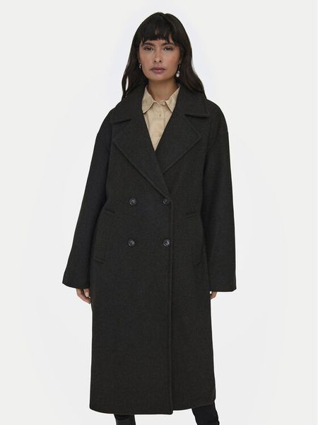 ONLY Płaszcz przejściowy Wembley 15307697 Szary Oversize. Szare płaszcze ONLY, bez wzorów, z syntetyku, bez kaptura. Za 299,99 zł.