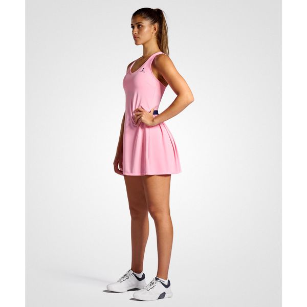 Sukienka tenisowa damska elegancka. Czerwone sukienki NORDICDOTS, m, bez wzorów, z materiału, eleganckie, bez kołnierzyka, bez ramiączek, sportowe. Za 405,00 zł.