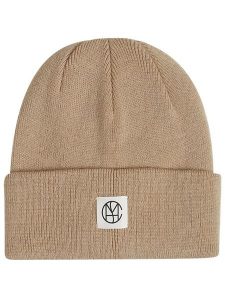 MOSS COPENHAGEN Czapka "Mojo" w kolorze beżowym rozmiar: onesize. Brązowe czapki Moss Copenhagen, bez wzorów, z materiału. Za 96,60 zł.