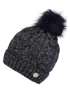 Regatta Czapka "Lovella Hat IV" w kolorze granatowym rozmiar: onesize. Czarne czapki Regatta, bez wzorów, ze splotem. Za 41,59 zł.