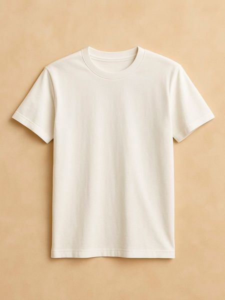 Samimi Koszulka w kolorze białym rozmiar: 2XL. Białe bluzki Samimi, xl, bez wzorów, z bawełny, bez kołnierzyka, bez ramiączek. Za 30,56 zł.