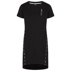 Sukienka sportowa Ewelina – krótka, bawełna-elastan, 2 kieszenie. Czarne sukienki WOMEN'S HEALTH, na jesień, s, bez wzorów, z bawełny, sportowe, bez kołnierzyka, bez ramiączek, mini, sportowe. Za 98,78 zł.