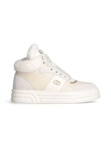 Liu Jo Skórzane sneakersy w kolorze beżowym rozmiar: 36. Brązowe trampki Liu Jo, bez wzorów, za kostkę, bez zapięcia. Za 254,74 zł.