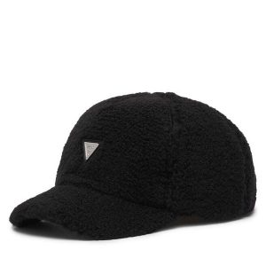 Czapka z daszkiem Guess. Czarne czapki Guess, z aplikacjami. Za 134,99 zł.