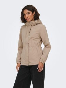 ONLY Parka w kolorze beżowym rozmiar: S. Brązowe płaszcze ONLY, s, bez wzorów, bez kaptura. Za 114,95 zł.