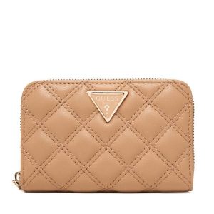 Portfel Guess. Brązowe portfele Guess, z aplikacjami. Za 259,99 zł.