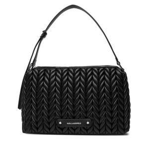 Torebka KARL LAGERFELD. Czarne torebki klasyczne KARL LAGERFELD, bez wzorów, bez dodatków. Za 649,99 zł.