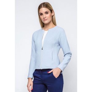 Żakiet w kolorze niebieskim. Marynarki i żakiety marki Far Far Fashion. W wyprzedaży za 114,95 zł.