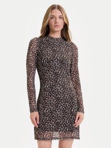 ONLY Sukienka codzienna Erica 15355845 Beżowy Regular Fit. Brązowe kombinezony ONLY, xs, bez wzorów, z syntetyku, bez kołnierzyka, bez ramiączek. Za 129,99 zł.
