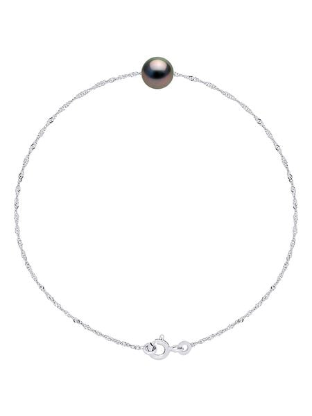 Pearline Srebrna bransoletka z perłą rozmiar: onesize. Szare bransoletki Pearline, z perłą, srebrne. Za 295,99 zł.