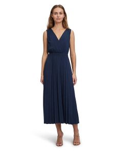 BETTY & CO Sukienka w kolorze granatowym rozmiar: 46. Niebieskie sukienki Betty & Co, bez wzorów, bez kołnierzyka, bez ramiączek, maxi. Za 199,49 zł.