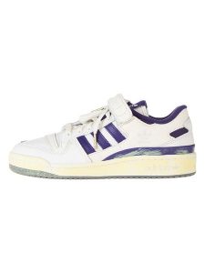 Adidas Skórzane sneakersy "Forum 84 Low Aec" w kolorze białym rozmiar: 45 1/3. Białe trampki ADIDAS, bez wzorów, bez zapięcia. Za 267,29 zł.