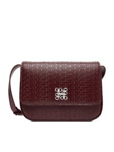 Nine West Torebka CEO-HAMPSHIRE-I-LDA8176 Bordowy. Czerwone listonoszki Nine West, bez wzorów, z materiału, bez dodatków. Za 199,99 zł.