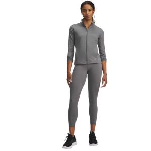 Legginsy damskie Under Armour Motion Mesh Ankle. Szare legginsy Under Armour, bez wzorów, z elastanu, długie. Za 280,25 zł.