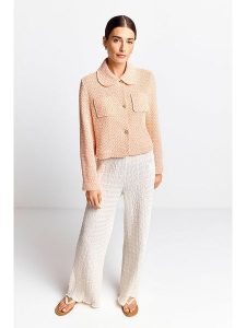 Rich & Royal Bluza w kolorze brzoskwiniowym rozmiar: XL. Pomarańczowe bluzy Rich & Royal, xl, bez wzorów, bez kaptura. Za 259,13 zł.