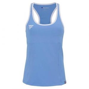 Koszulka sportowa damska Tecnifibre 22WTANAZ3. Niebieskie koszulki sportowe TECNIFIBRE, bez wzorów, z poliesteru, bez ramiączek. Za 169,99 zł.