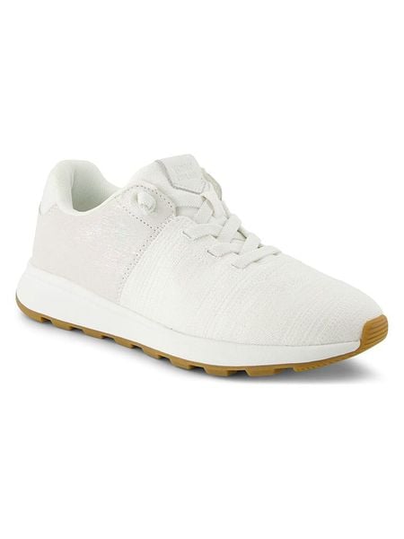 TOMS Sneakersy w kolorze białym rozmiar: 36,5. Białe trampki Toms, bez wzorów, z materiału, bez zapięcia. Za 184,95 zł.