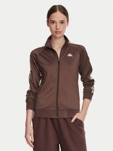 Kappa Bluza 222 Banda Wanniston Slim 301PSC0 Brązowy Regular Fit. Brązowe bluzy Kappa, l, bez wzorów, z syntetyku, bez kaptura. Za 179,99 zł.