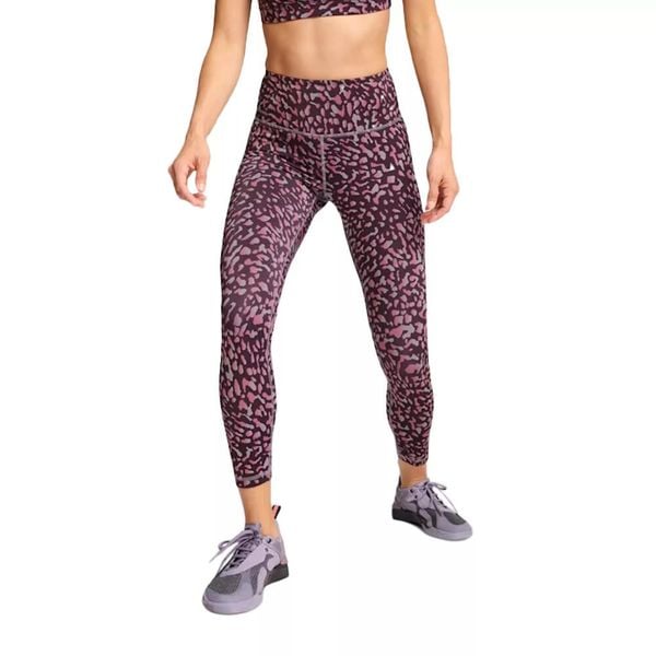 Damskie legginsy 7/8 Puma Train Fave. Fioletowe legginsy Puma, bez wzorów, z dżerseju. Za 221,45 zł.