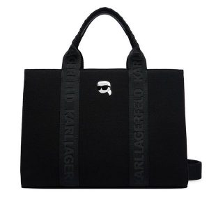 Torebka KARL LAGERFELD. Czarne torebki klasyczne KARL LAGERFELD, bez wzorów, bez dodatków. Za 549,99 zł.