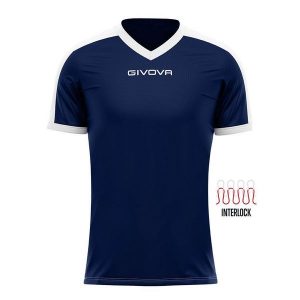 Koszulka piłkarska dla dorosłych Givova Revolution Interlock. Białe bluzki Givova, m, bez wzorów, sportowe, bez kołnierzyka, bez ramiączek. Za 32,50 zł.
