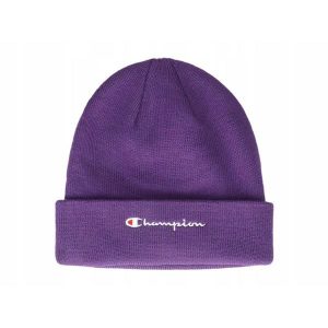 Czapka Champion Beanie Cap 806064. Fioletowe czapki Champion, bez wzorów. Za 61,00 zł.