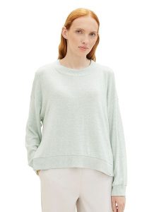 Tom Tailor Sweter w kolorze miętowym rozmiar: XL. Zielone swetry oversize Tom Tailor, xl, bez wzorów, bez ramiączek. Za 43,88 zł.