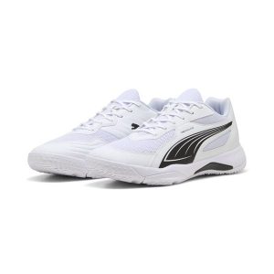Halowe buty sportowe Solarflash III PUMA. Białe buty sportowe Puma, bez wzorów, bez zapięcia. Za 299,00 zł.
