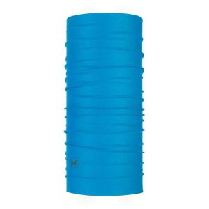 Komin na szyję - Bandana BUFF Coolnet UV® Solid. Brązowe apaszki i chusty Buff, bez wzorów. Za 83,99 zł.