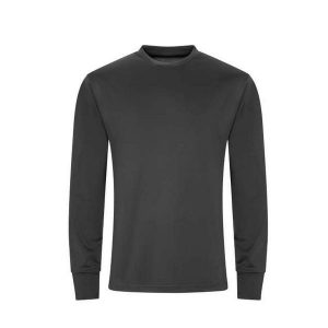 Koszulka Z Długim Rękawem Unisex Dla Dorosłych. Brązowe bluzki JUST COOL, xl, bez wzorów, sportowe, bez kołnierzyka, bez ramiączek. Za 75,99 zł.