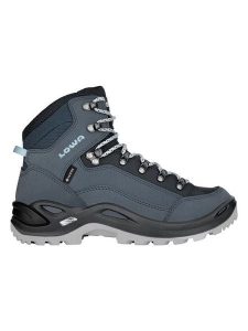 LOWA Skórzane buty turystyczne "Renegade GTX Mid Ws" w kolorze granatowym rozmiar: 42. Niebieskie buty trekkingowe Lowa, z gore-texu, bez zapięcia. Za 737,96 zł.