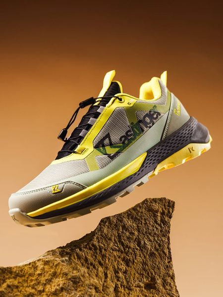 Kastinger Buty turystyczne "LH-Knaudach Low KTX" w kolorze żółto-zielonym rozmiar: 42. Zielone buty trekkingowe Kastinger, bez zapięcia. Za 235,50 zł.