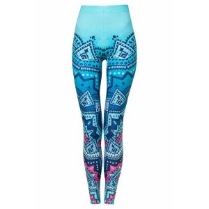 Legginsy sportowe damskie DEEP TRIP Nemo. Niebieskie legginsy DEEP TRIP, bez wzorów. Za 179,00 zł.