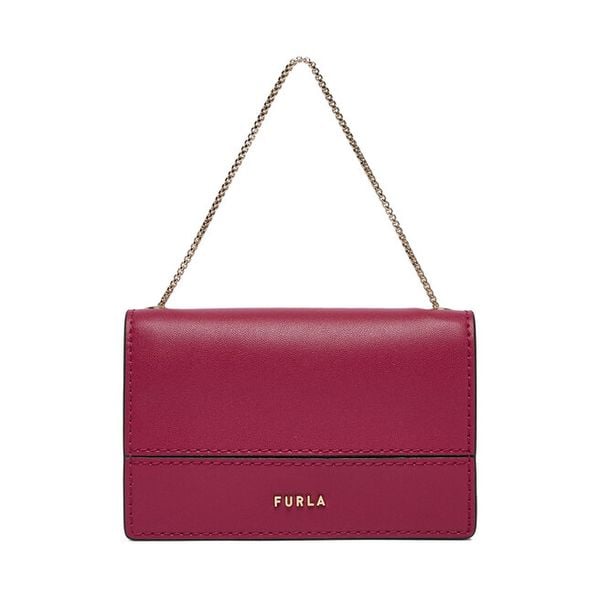 Torebka Furla. Czerwone torebki klasyczne Furla, bez wzorów, bez dodatków. Za 584,99 zł.